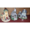 Image 1 : Partylight Holiday Houses: Candle Shop (Model 1), Church (Model 2), Clock Tower (Model 4)