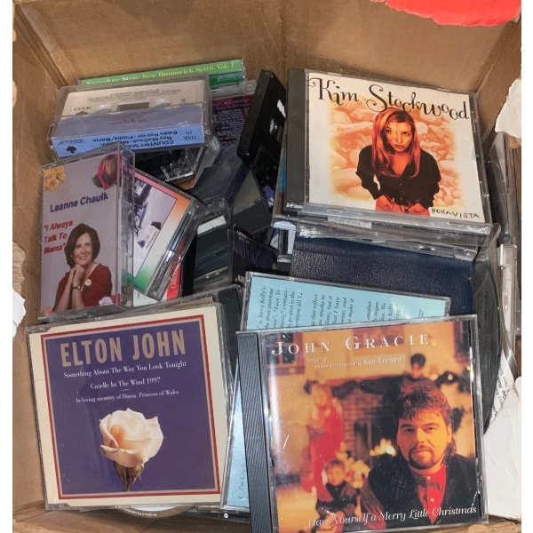 CD/Cassette Collection - Incl. Elton John, Garth Brooks 