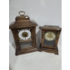 Image 1 : Vintage: Craftique Clock 12 X 20 and Clock in Wooden Case 11 X 14.5 