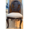 Image 4 : Stunning Mahogany 6 Piece Dining Table w/ Upholstered Seating & Glass Top 