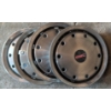 Image 1 : Vintage Stainless Steel Genuine OEM Factory Stock GMC Hubcaps 17"