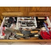 Image 1 : Large collection of knives, sharpeners, and other cutlery
Hard-shell seafood breakers