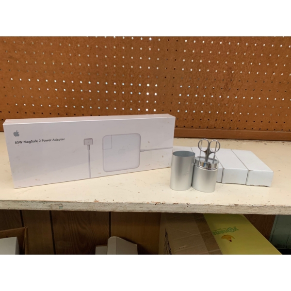 New in Box Apple Power Adapter with new nail kits 