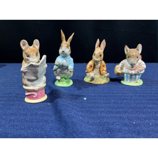 Collection of Beatrix Potter Ceramic Figures