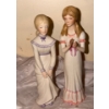 Image 1 : Cybis Figurines: W/ Purple Trim Dress 9 T, Clapping 9.5 T 