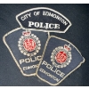 Image 2 : Authentic City Of Edmonton Police Patches w/ Marksman Repeater Air Pistol/BB Gun