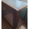 Image 3 : Vintage Wood & Glass Curio Cabinet (missing inside glass shelf) 15 1/2 w 10 d 14 1/2 h