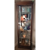 Image 2 : Beautiful Curio Glass & Wood Display Cabinet w/ Side Door  23" x 12" x 78" tall