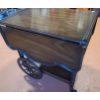 Image 3 : Cocktail Cart on Wheels with Expandable Flaps 44 L, 29 W, 29 T When Opened (Handle Broken)
