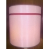 Image 3 : Mid-Century Ceramic Table Lamp With Textured Body and Drum Shade