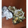Image 3 : Assorted Vintage Decor Including: Turkey 5 T, Ceramic Shell Design Cream/ Sugar Set and More!