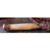 Image 9 : - Brown Leather Boots w/ Square Toe (10.5" Exterior Sole Length) and Braided Whip