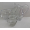 Image 1 : Princess House 3 Piece Heritage Cream & Sugar Set 6" Tall