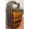 Image 5 : Gorgeous Antique Chinese Hand Painted, Three Tiered Wedding Basket 18x24