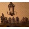 Image 1 : Copper Colored Hard Plastic Wall Sconce Collection (Candelabra 25L) 