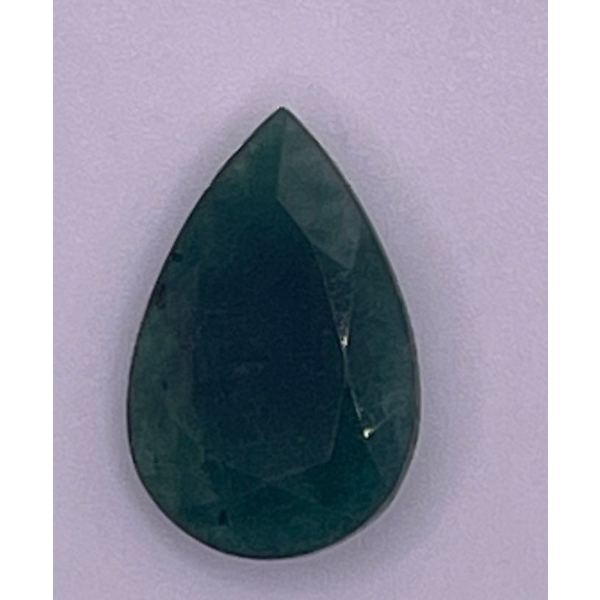 Natural Emerald. 9.1cts, AA Clarity, Green Average Saturation.