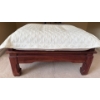 Image 1 : Asian Inspired Mahogany Foot Rest / Display Plinth 27x21x13