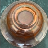 Image 5 : Marigold Carnival Glass Candle Stick & Wide Panel Clambroth Bowl-Imperial Co