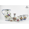 Image 1 : Delft Various Floral Bud Vases, And Cups Decorated With Traditional Scenes. 
