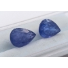 Image 2 : 8.78 ct Certified Tanzanite gemstone Pair ($6,100 Appraisal)