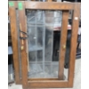 Image 8 : 4 Wooden Framed Brass Handled Doors/Windows W/Hinges All Need TLC