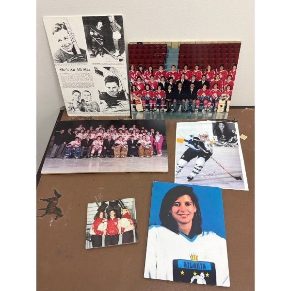Women's Hockey Team and Player Memorabilia Featuring World Champions