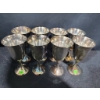 Image 1 : 8 Sterling Silver Goblets 950 stamped