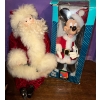 Image 1 : Vintage Christmas Decor-Santa & Mickey Mouse Santa