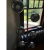 Image 3 : very Cool Art Deco/Reto Silver Standing lamp with 6 Lights that All can be Turned Off & On Individua