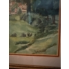 Image 3 : Framed Countryside Watercolor, By F. K. Meyer - 19x16.5 