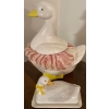 Image 1 : Ceramic Kitchen Quackers 14T Cookie Jar w/ Butter Keep