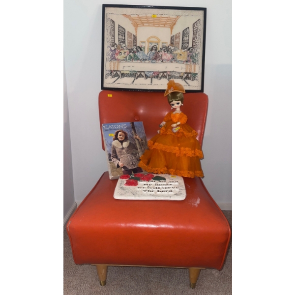 Unique And Antique Orange Objects & More 27T
