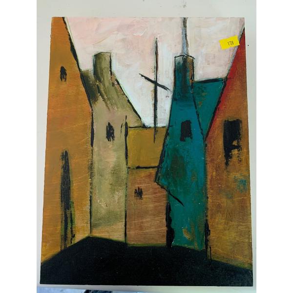 Joanna Drummond Oil On Board Churches 9 x12 