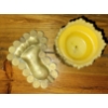 Image 2 : Mid Century Bird Bookends w/ Coin Foot Print Ashtray Carved Candle & Oak End Table
