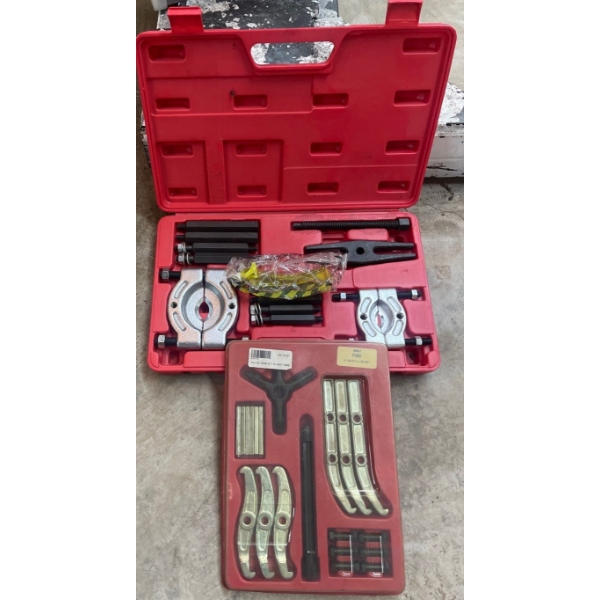 Heavy Duty Bearings Puller Kit-Separator, Jaws, Extension Rods, Cross Beam,& Thrust Screw