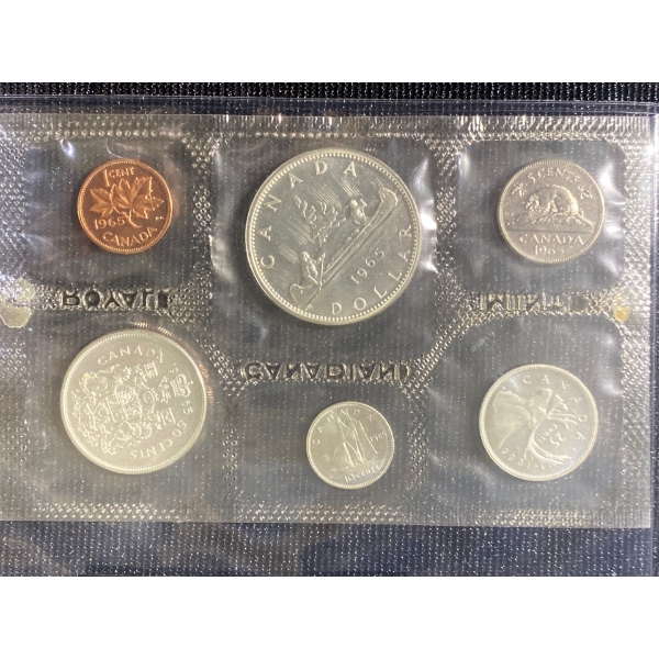  1965 Canadian Uncirculated Coin Set