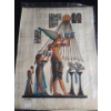 Image 4 : Reproduction Egyptian Papyrus Paintings: Two 17 X 25 and 25 X 17