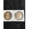 Image 2 : 1967 Canada goose Silver Dollar x2 46.6g .800 Silver
