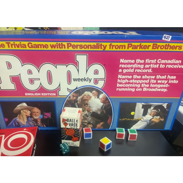 Assorted Board Games - People Scrabble Chines Checkers & more