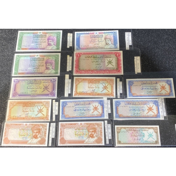 Collection of Omani Paper Money