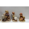 Image 2 : Collection of Goebel Figures; Birds, Ladder, Reading,  3.5H-6H