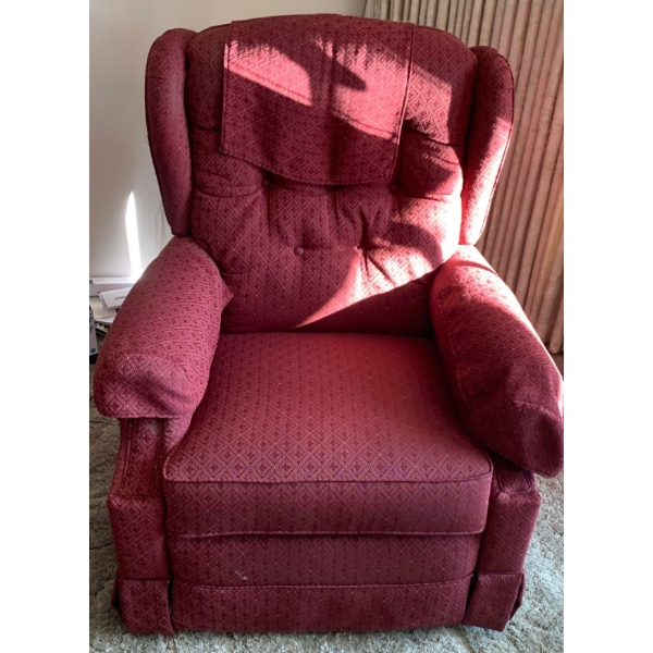 Upholstered Reclining Rocker16x45