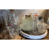 Image 4 : Glassware Collection - Crystal Dishes Lazy Susan Decorative & Functional Glassware & More