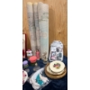 Image 3 : Decorative and Craft Items Featuring Textiles, Glassware, and Collectibles