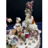 Image 4 : Meissen Dresden China Figures 22Wx12Dx16H (CANNOT SHIP)