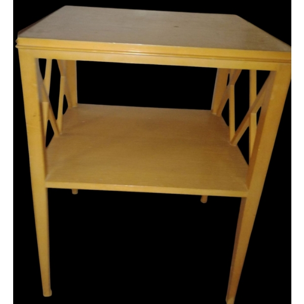 Mid Century End Table 24x24x31
