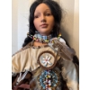 Image 2 : Exquisite Indigenous Beaded Doll w/ Baby, Duck House Collectable (27in Tall) w/ Pair of Prints 