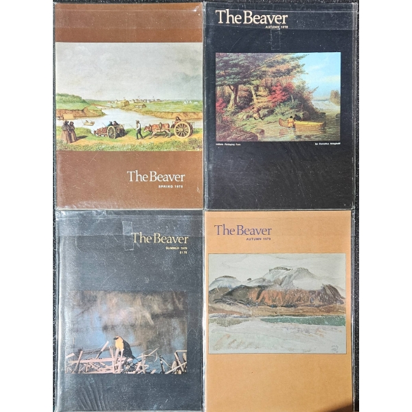 Four ‘The Beaver’ Magazines, Hudson’s Bay Company Advertising (1970s)