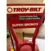 Image 6 : Troy Bilt Super Bronco Counter Rotating Tines Model No. 21A-65M8563