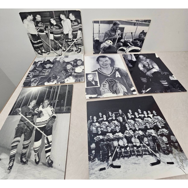 Black-and-White Historical Hockey Photographs